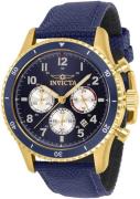 Invicta 99999 Miesten kello 31289 Sininen/Nahka Ø43 mm