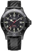 Glycine Combat Sub Miesten kello GL0244 Musta/Nahka Ø42 mm