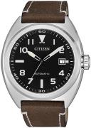 Citizen 99999 Miesten kello NJ0100-11E Musta/Nahka Ø42 mm