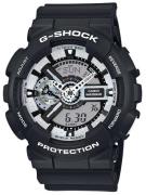 Casio G-Shock Miesten kello GA-110BW-1AER Valkoinen/Muovi Ø51 mm