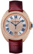 Cartier Cle De Cartier Naisten kello WJCL0037 Hopea/Nahka Ø40 mm