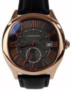 Cartier Drive De Cartier Miesten kello WGNM0004 Harmaa/Nahka