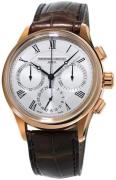 Frederique Constant Manufacture Miesten kello FC-760MC4H4 Hopea/Nahka