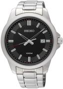 Seiko Dress Miesten kello SUR245P1 Musta/Teräs Ø42 mm