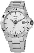 Tissot V8 Miesten kello T106.407.11.031.01 Hopea/Teräs Ø42.5 mm