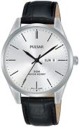 Pulsar 99999 Miesten kello PJ6115X1 Hopea/Nahka Ø39 mm