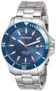 Wenger Seaforce Miesten kello 01.0641.120 Sininen/Teräs Ø43 mm