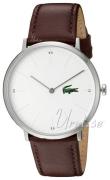 Lacoste Moon Miesten kello 2010872 Valkoinen/Nahka Ø40 mm