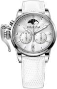 Graham Chronofighter Miesten kello 2CXBS.S06A Valkoinen/Nahka Ø36 mm