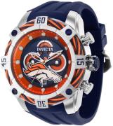 Invicta Miesten kello 35822 Nfl Sininen/Kumi Ø52 mm