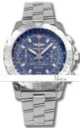 Breitling Miesten kello A27362-078 Skyracer Raven Sininen/Nahka Ø43