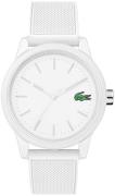 Lacoste 12.12 Miesten kello 2010984 Valkoinen/Kumi Ø42 mm