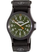 Timex Miesten kello TW4B00100 Expedition Vihreä/Nahka Ø40 mm