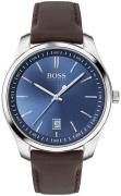 Hugo Boss Miesten kello 1513728 Sininen/Nahka Ø42 mm