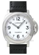 Panerai Miesten kello PAM00114 Historic Luminor Base Musta/Nahka Ø44