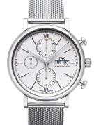 IWC Miesten kello IW391005 Portofino Hopea/Teräs Ø42 mm