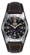 Bulova Miesten kello 76B31 Harley-Davidson Musta/Nahka Ø40 mm