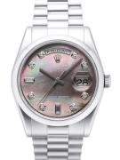 Rolex Miesten kello 118206-0043 Day-Date 36 Musta/Platina Ø36 mm