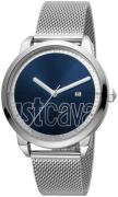 Just Cavalli Miesten kello JC1G079M0255 Sininen/Teräs Ø42 mm