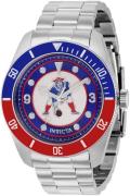 Invicta Miesten kello 37233 Nfl Valkoinen/Teräs Ø47 mm