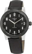 Tissot Miesten kello T098.407.26.052.00 T-Classic Musta/Nahka Ø44 mm