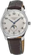 Longines Miesten kello L2.919.4.78.5 Master Hopea/Nahka Ø42 mm