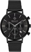 Gant Miesten kello G123009 Musta/Teräs Ø42 mm