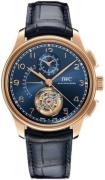 IWC Miesten kello IW394005 Portugieser Sininen/Nahka Ø43.5 mm