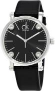 Calvin Klein Naisten kello K3B231C1 Cogent Musta/Nahka Ø36 mm