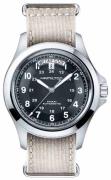 Hamilton Miesten kello H64455933 Khaki Musta/Teräs Ø40 mm