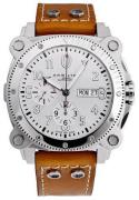 Hamilton Miesten kello H78616553 Khaki Hopea/Nahka Ø46 mm