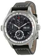 Hamilton Miesten kello H76556731 Khaki Aviation Musta/Nahka Ø42 mm