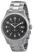 Hamilton Miesten kello H70525133 Khaki Musta/Titaani Ø42 mm