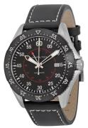 Hamilton Miesten kello H76755735 Khaki Musta/Nahka Ø44 mm