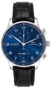 IWC Miesten kello IW371491 Portuguese Sininen/Nahka Ø41 mm