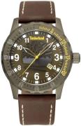 Timberland Miesten kello TBL15473JLK.53 Vihreä/Nahka Ø46 mm