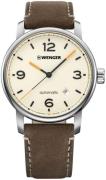 Wenger Miesten kello 01.1746.101 Beige/Nahka Ø42 mm