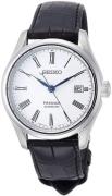 Seiko Miesten kello SPB047J1 Presage Valkoinen/Nahka Ø40.5 mm