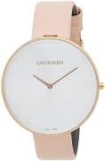 Calvin Klein Miesten kello K8Y236Z6 Full Moon Hopea/Nahka Ø42 mm