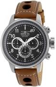 Invicta Miesten kello 90102 S1 Rally Harmaa/Nahka Ø48 mm