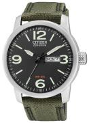 Citizen Miesten kello BM8470-11E Military Musta/Tekstiili Ø42 mm