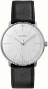 Junghans Miesten kello 27/3501.04 Max Bill Valkoinen/Nahka Ø38 mm