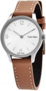 Calvin Klein Naisten kello K7V231Z6 Hopea/Nahka Ø26 mm