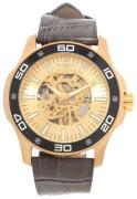 Invicta Miesten kello 17262 Specialty Kullattu/Nahka Ø45 mm