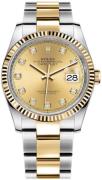 Rolex Naisten kello 126233-0018 Datejust 36 Kullattu/18K keltakultaa