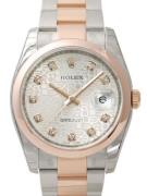 Rolex Miesten kello 116201-0077 Datejust Two Tone Hopea/18K