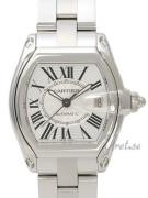 Cartier Miesten kello W62025V3 Roadster Hopea/Teräs 44.32x38.68 mm