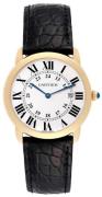 Cartier Miesten kello W6700455 Ronde Hopea/Nahka Ø36 mm