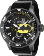 Invicta Miesten kello 41262 DC Comics Musta/Muovi Ø54 mm