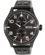 Hugo Boss Miesten kello 1513083 Sport Musta/Nahka Ø45 mm